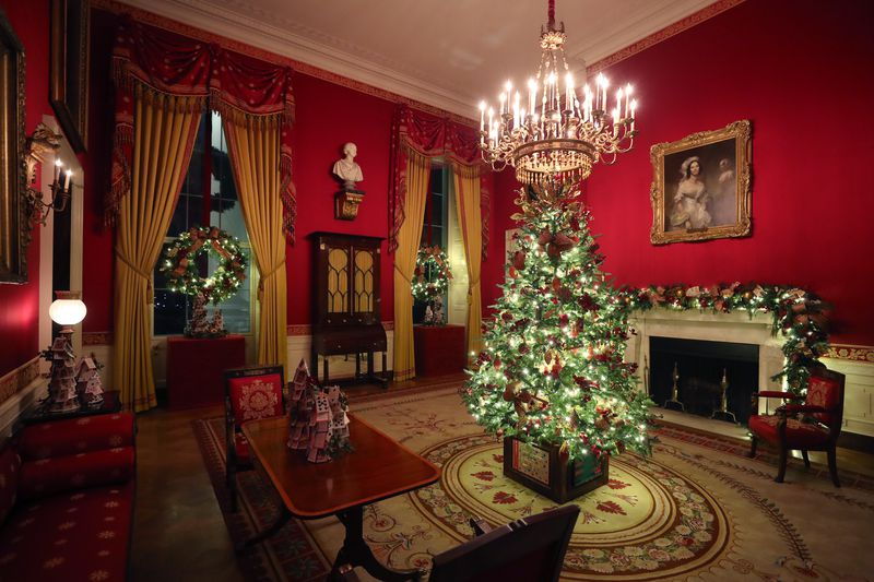 The official 2019 White House Christmas Decor, designed by First Lady Melania Trump.
