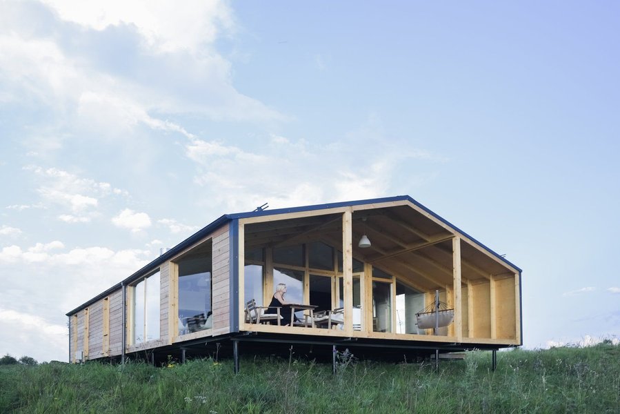 The prefab DublDom House from BIO Architects.