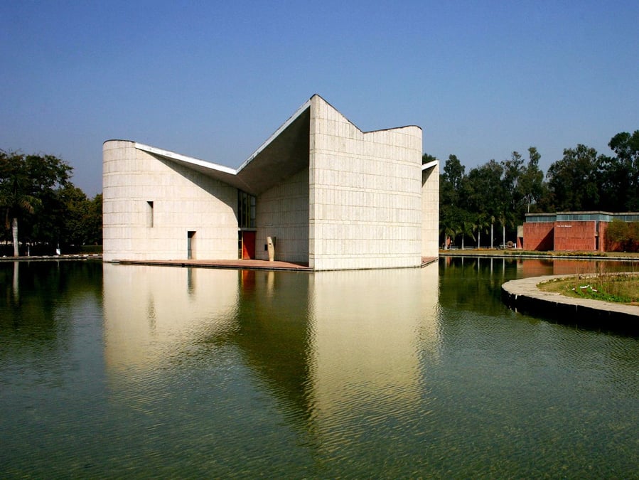 Gandhi Bhawan at India's Panjab University – just one of 13 feats of architectural modernism to be awarded a 