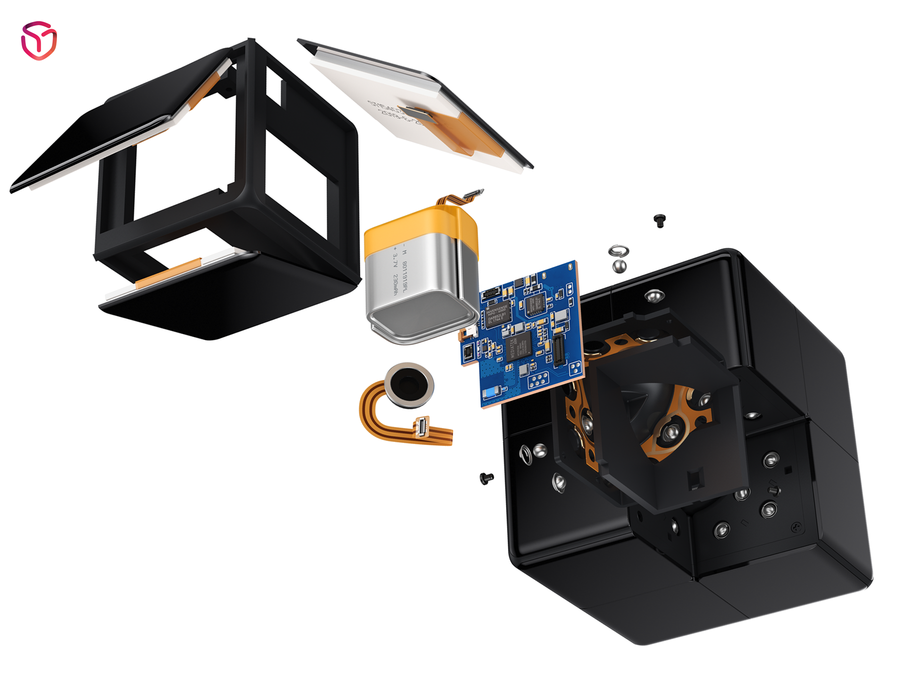 Visual breakdown of all the tech that goes into the WowCube Entertainment System. 