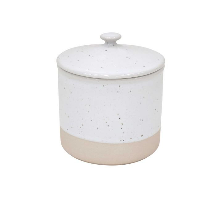 Stoneware kitchen canister from Pottery Barn
