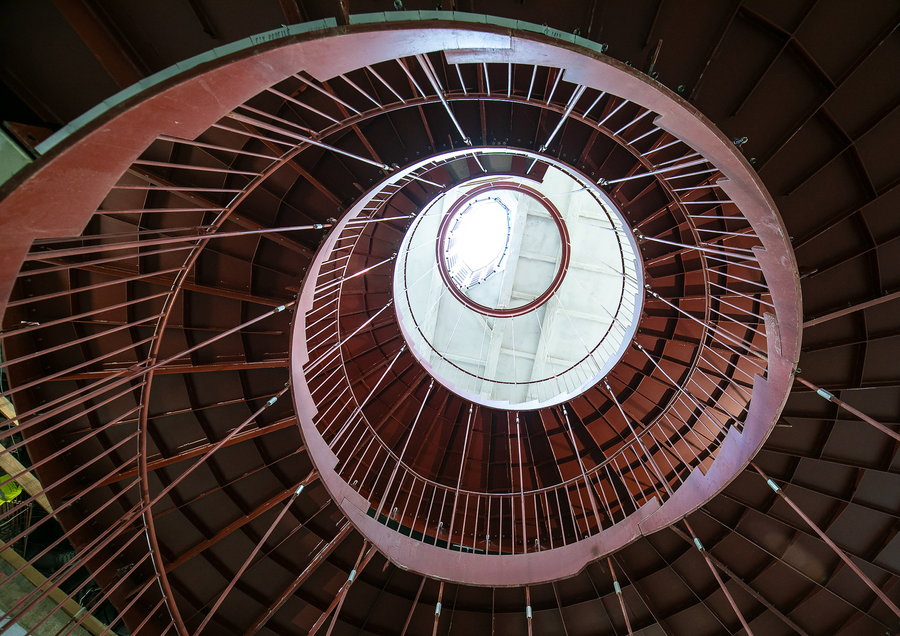 Spiral staircase in Budapest's Sou-Fujimoto designed 