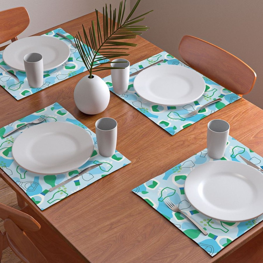 Ranch-themed placemats from the Hidden Valley Home Collection.