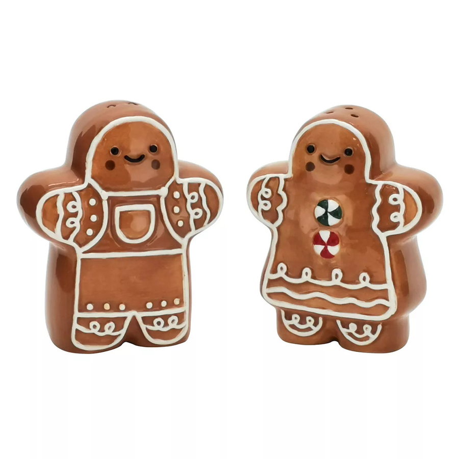 Gingerbread salt and pepper shakers currently on sale at Kohl's.