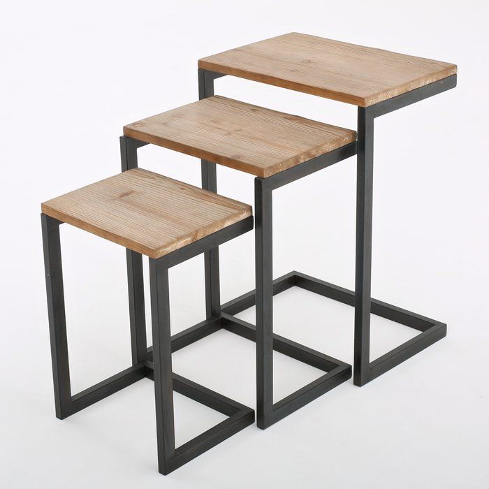 Stackable nesting tables from Wayfair