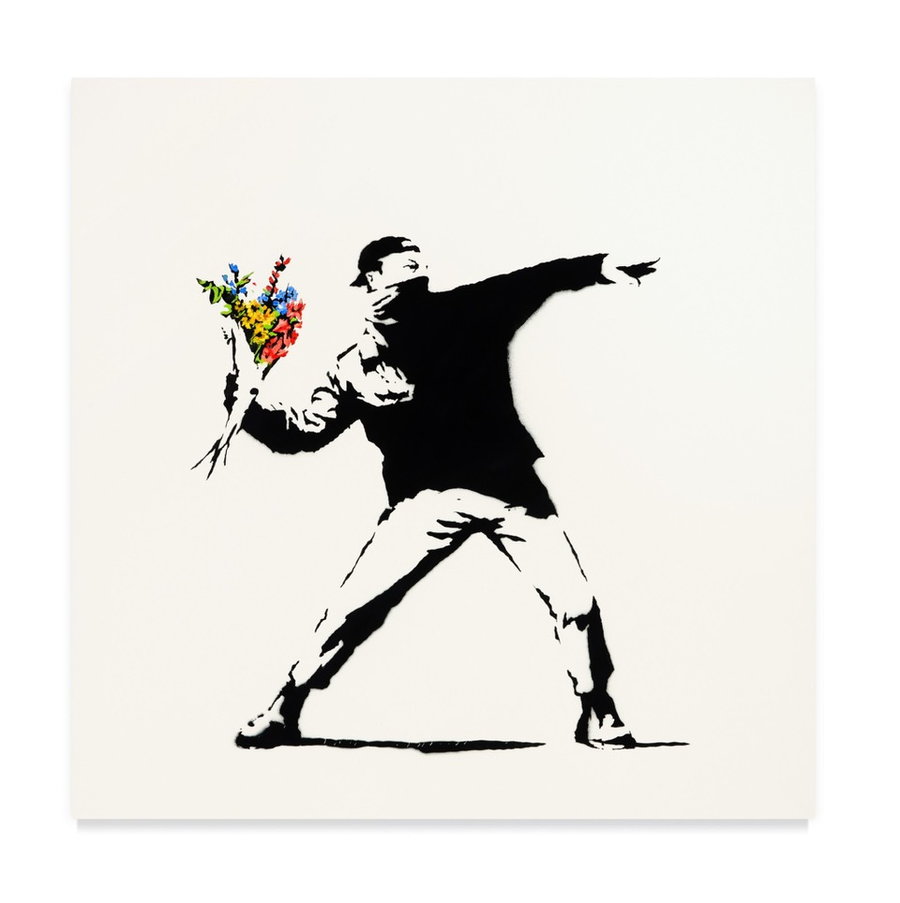 Banksy's 2005 painting 