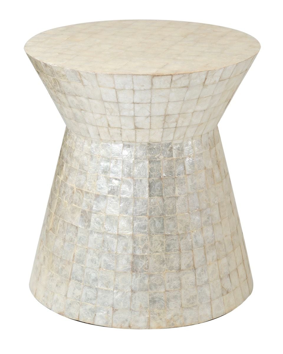 Capiz Shell Drum End Table at Joss and Main