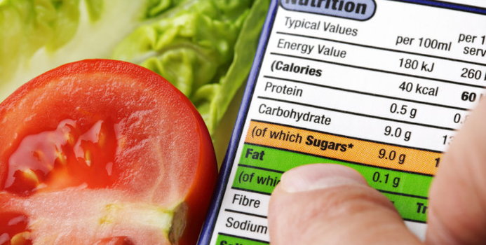 healthy eating food labels