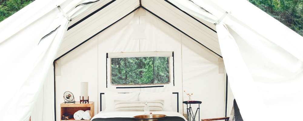 Luxury Tent, available April - November