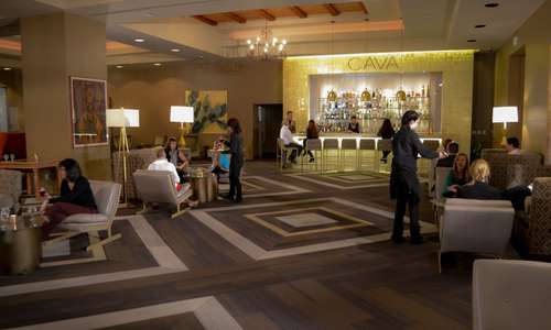 The inviting CAVA Santa Fe Lounge features a myriad of entertainment options and offers a menu takes diners on journey from the Basque region of Spain to South America and the New World. The inviting CAVA Santa Fe Lounge features a myriad of entertainment options and offers a menu takes diners on journey from the Basque region of Spain to South America and the New World.