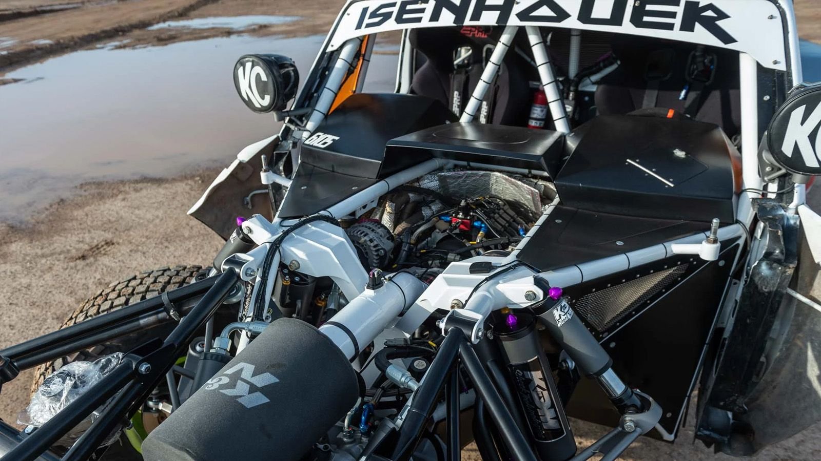 Nostalgic Blast with FlameBelching Trophy Truck Fordtrucks