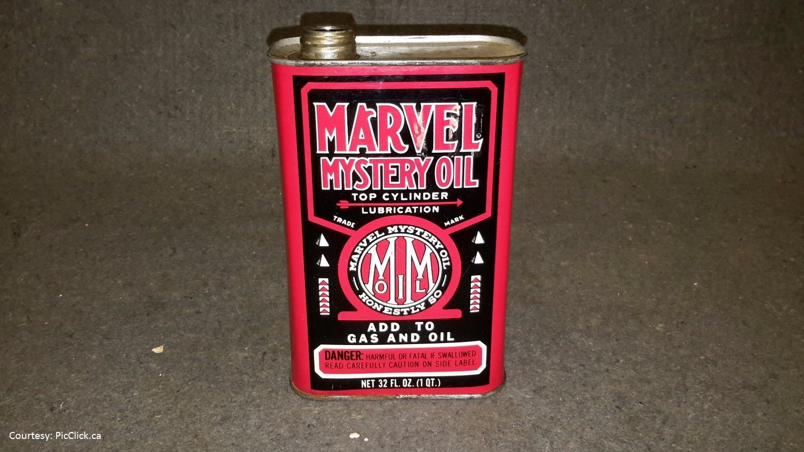 Marvel Mystery Oil Top Cylinder Lubrication, Quart - Vintage Ford