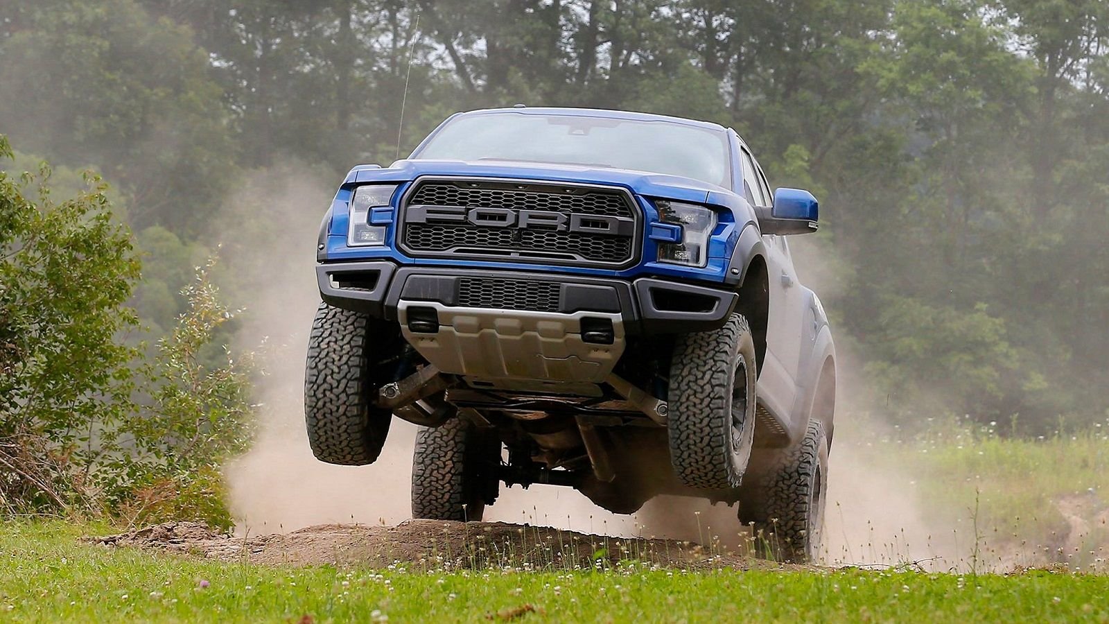 Ford Raptor Takes Hot Laps On the Eldora NASCAR Track Fordtrucks