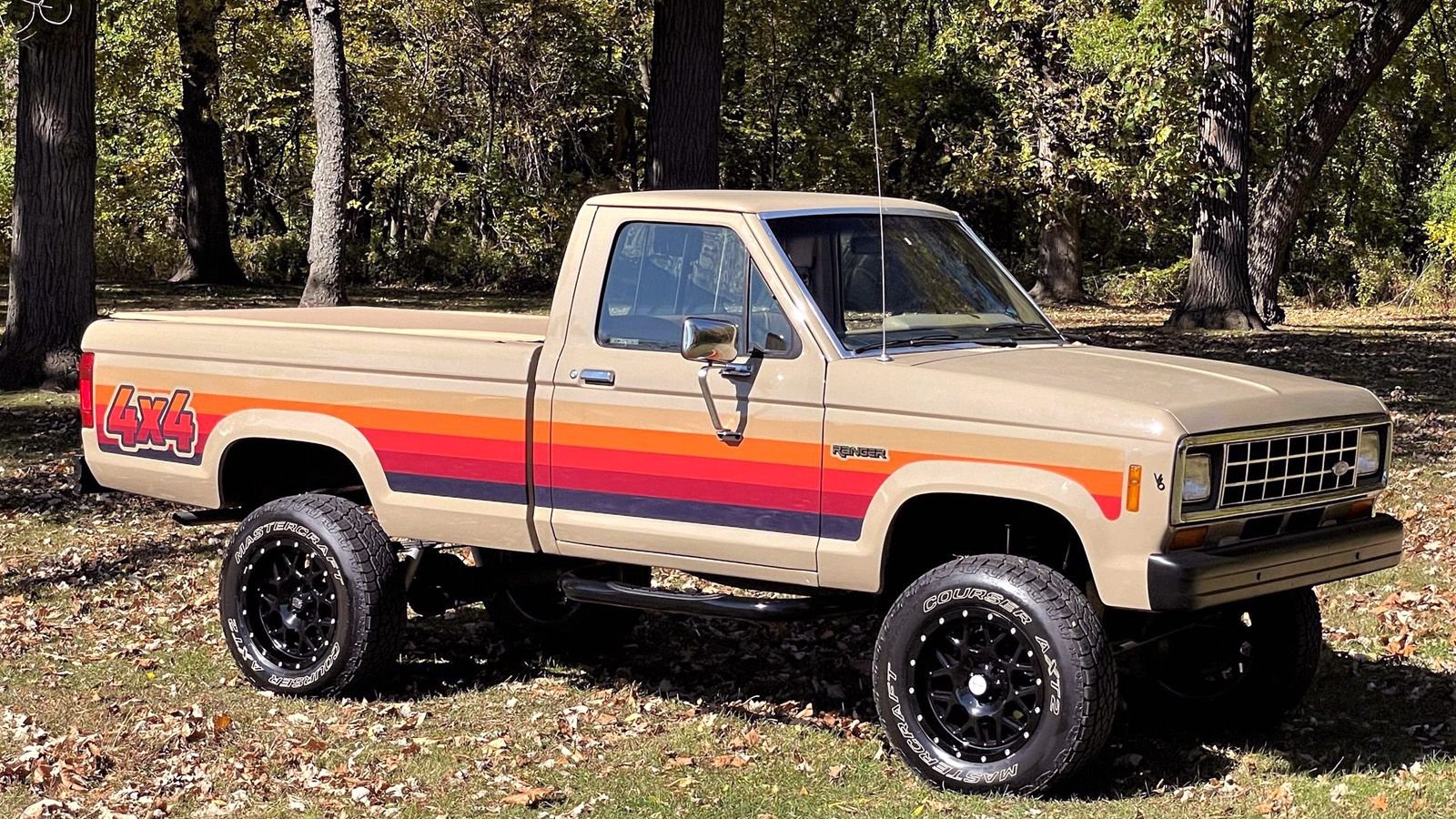 Ranger Sundown Stripes for Retired NASCAR Driver Fordtrucks