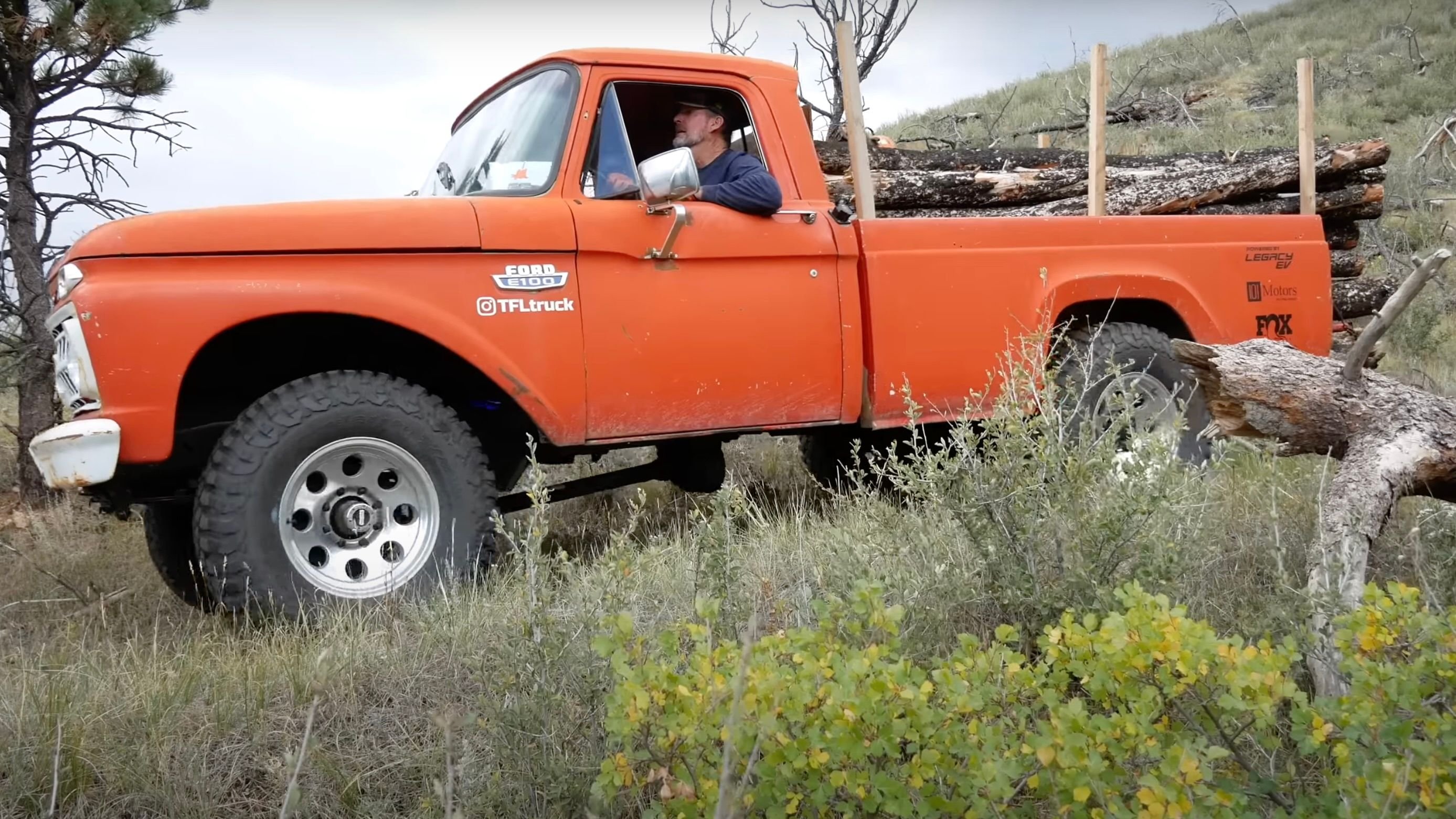 TeslaSwapped 1966 Ford F100 Conjures Up Controversy at Car Show