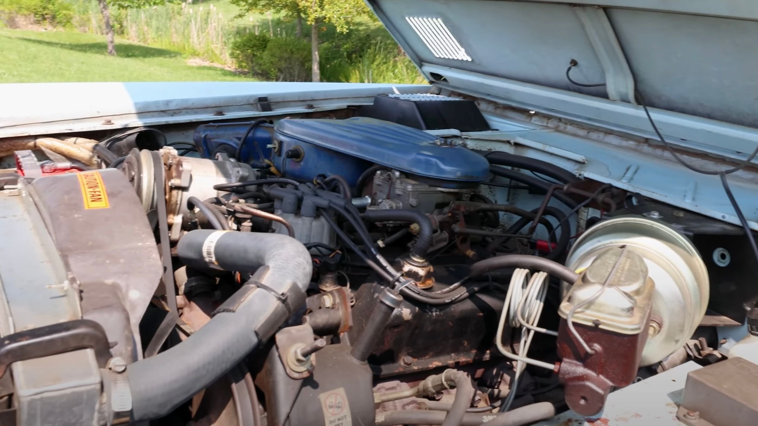 This Custom 1974 Half-cab Bronco has Some Serious Kick