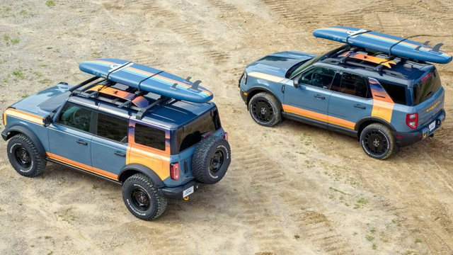 Ford Shows Off Super Cool Bronco Silver Lake Dunes Edition Concepts