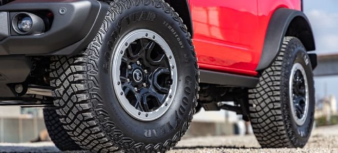 car with large tires