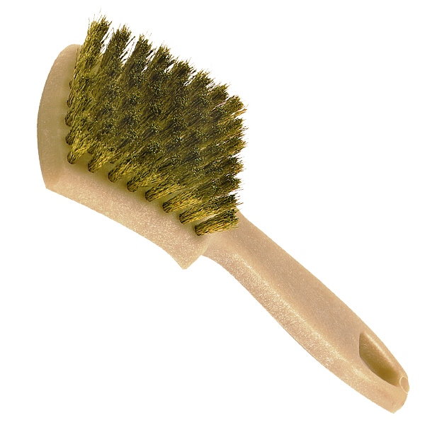 Brass bristle brush