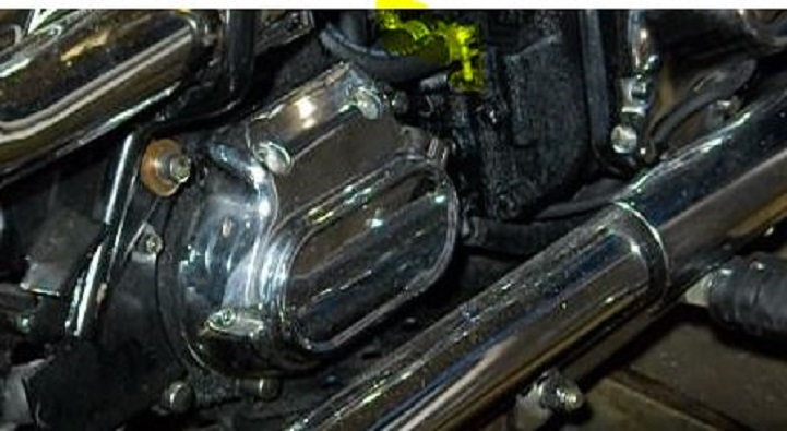 Harley Davidson Softail removing oil pump
