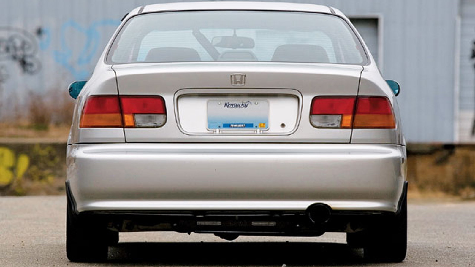 For 1999 2000 Honda Civic Sedan Inner Back up reverse tail lights Pair Set