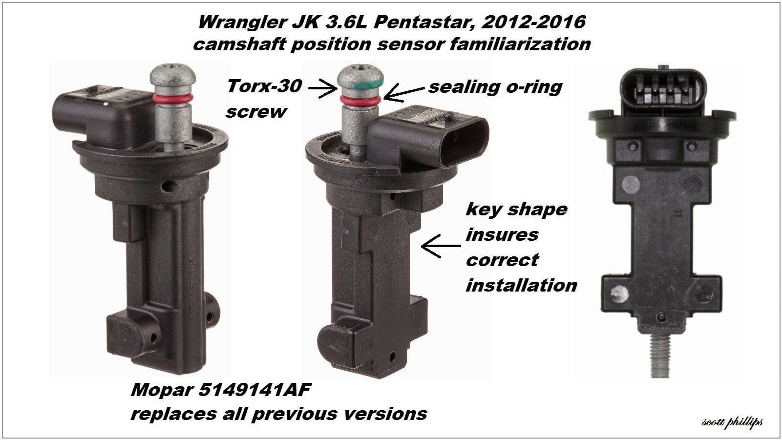 Jeep Wrangler JK: How to Replace Camshaft Position Sensor | Jk-forum