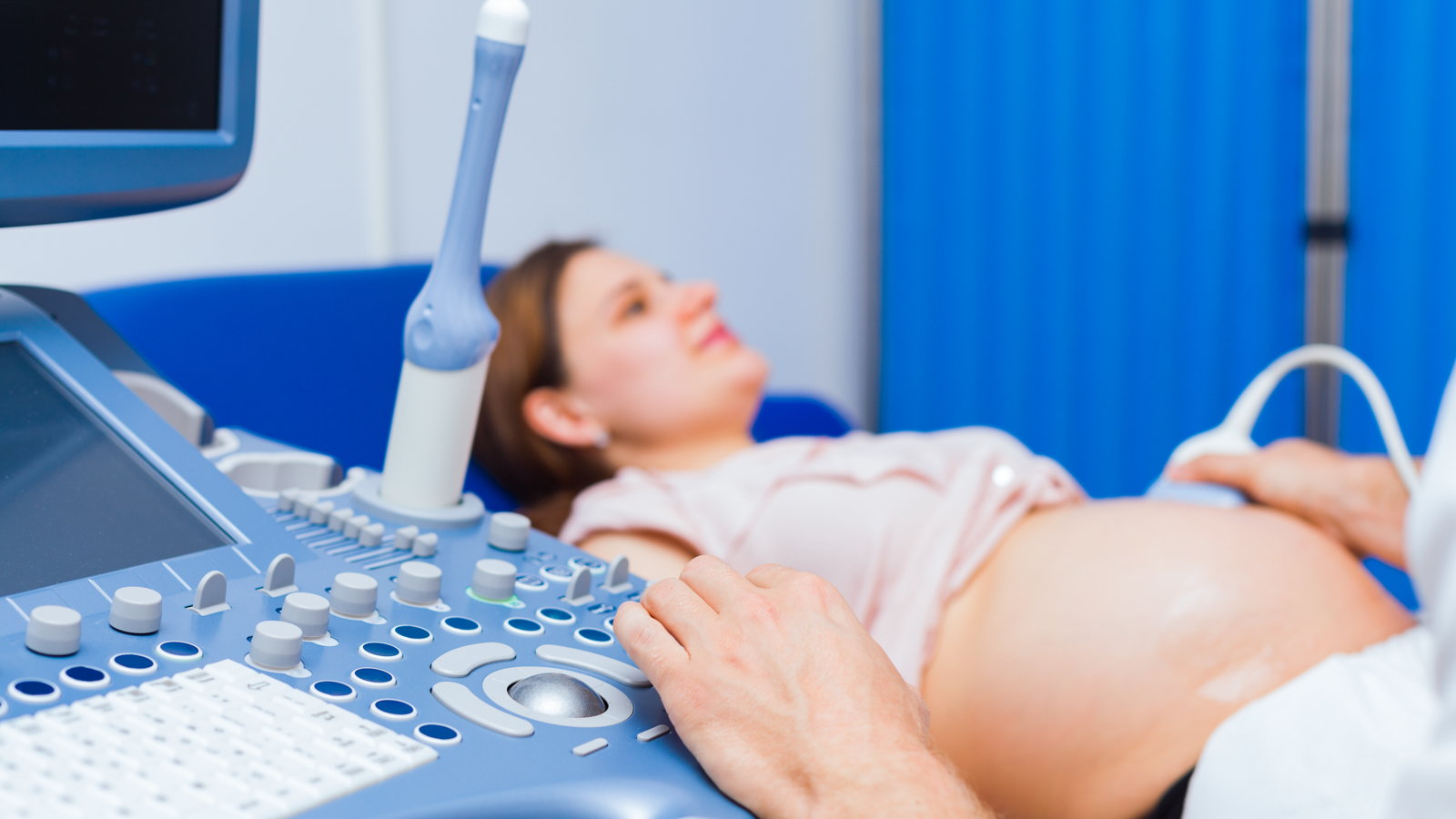 pregnant woman getting an ultrasound