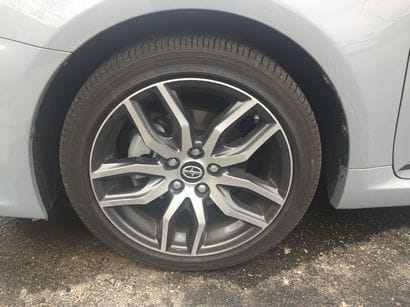 2016 Scion tC alloy wheel detail