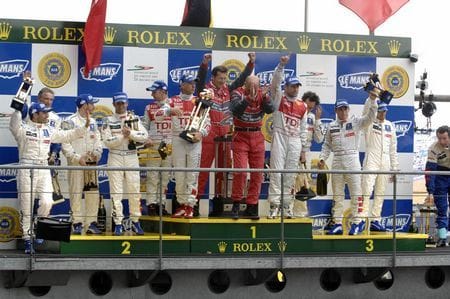 2008 Le Mans Podium