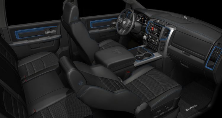 2018 Ram Hydro Blue Sport Edition interior