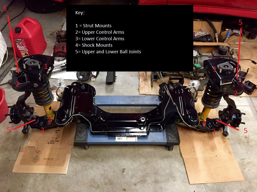 camaro firebird ls1 lt1 z28 4th gen f-body suspension creak rattle noise problem issue diagnose fix