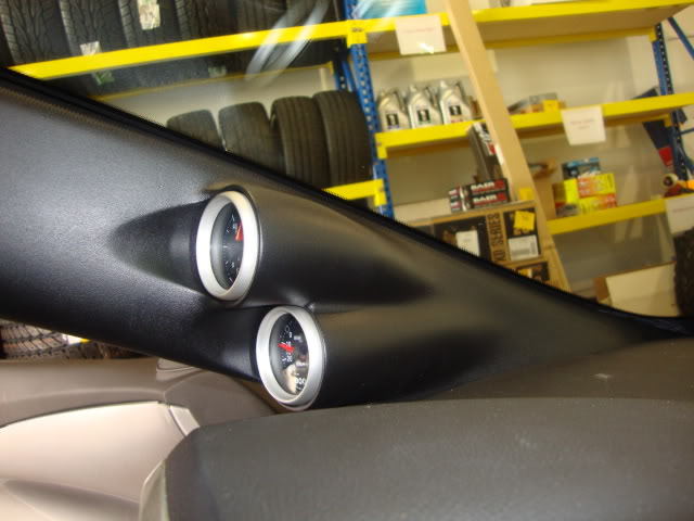Check the A-pillar and, with the car on, listen to determine if it is vibrating against the dashboard.