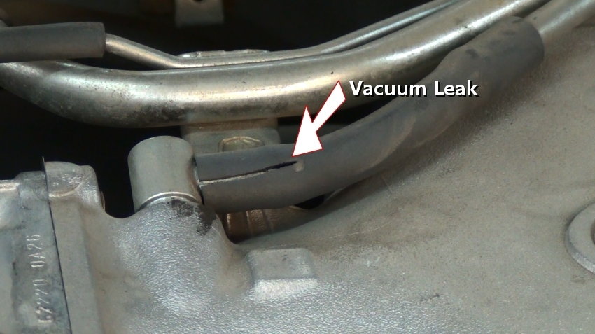 locating vacuum leak