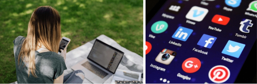 Social Media Addiction Teens and children addicted to social media