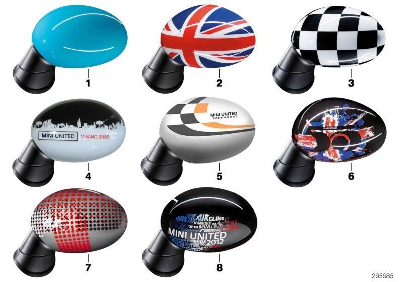 mini one wing mirror covers