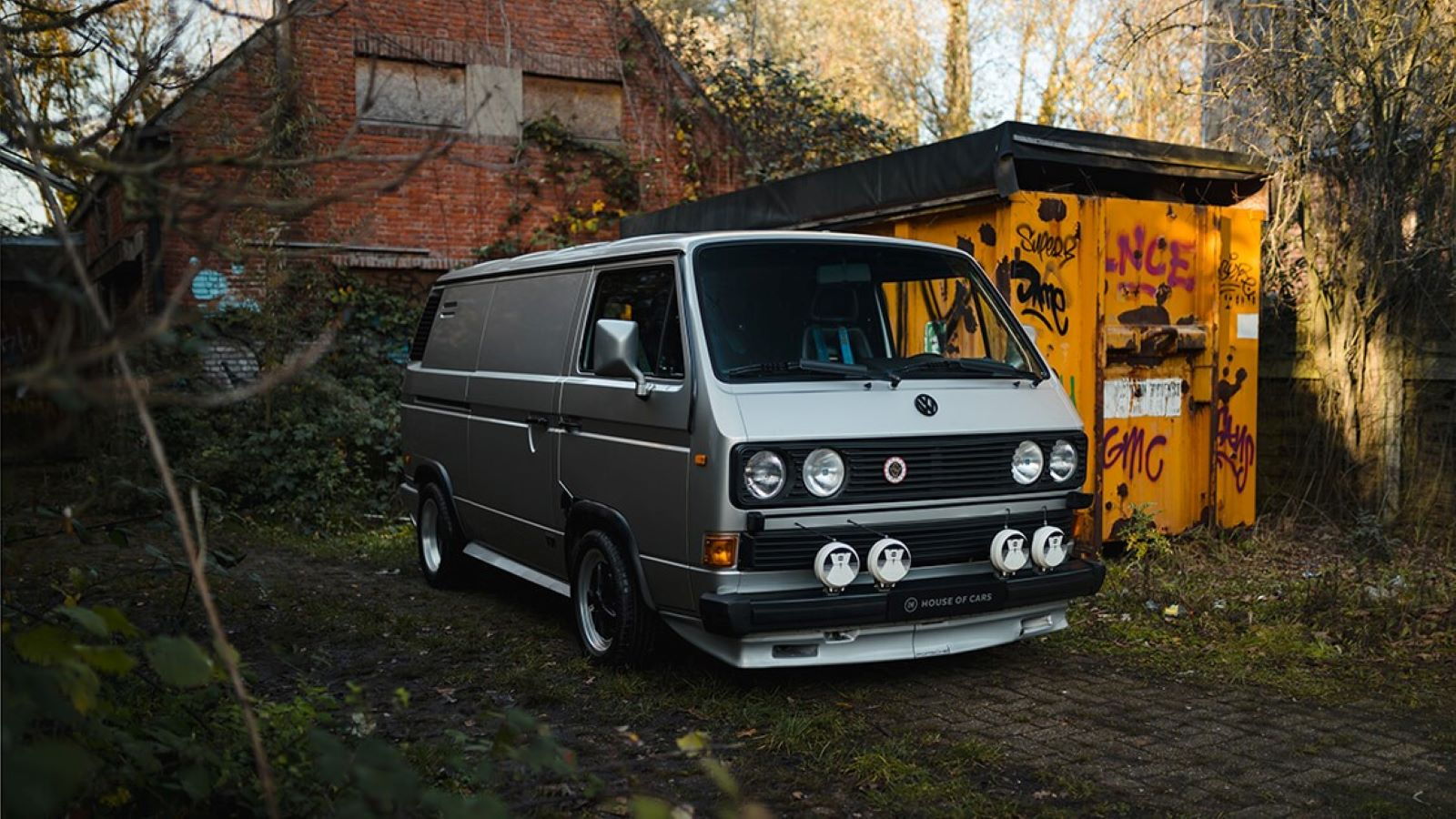 A rare VW T3 B32 with a Porsche engine is for sale