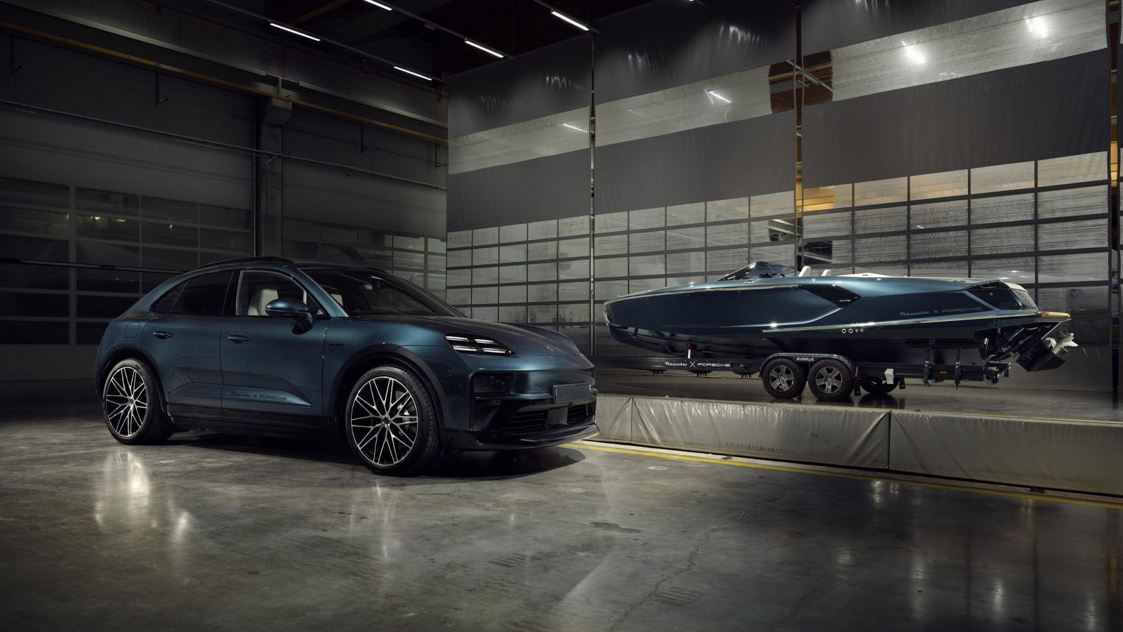 Porsche Builds a One-Off Macan to Match Its Electric Speedboat