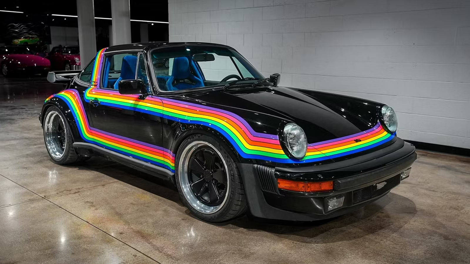 Rainbow Porsche 911 Restomod With Hybrid Power Debuts In Monterey