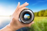 camera lens with clarity