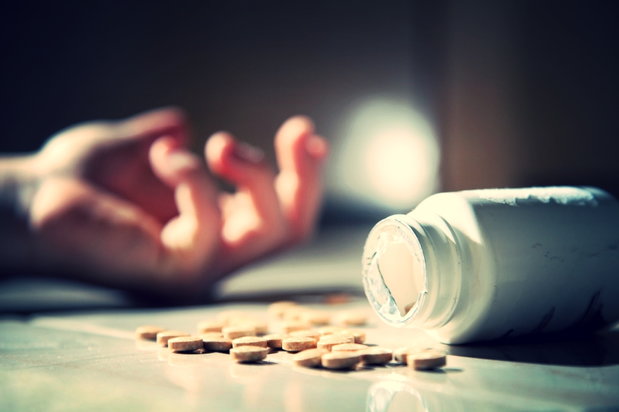 pills from a bottle