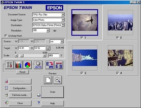 inverting negatives in epson scanner software