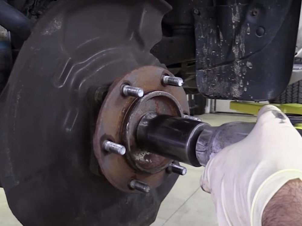 toyota 4runner wheel bearing hub DIY how to