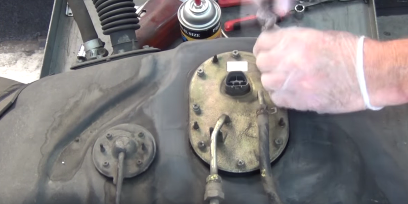 toyota tacoma 4runner tundra v6 fuel pump DIY how to replacement