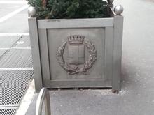 What's this? A Cadillac crest in downtown Milan?