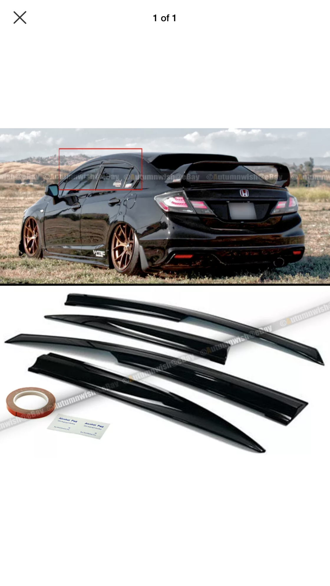 New Jdm Mugen Style Black Tinted Window Visors For 04 08 Acura Tl Tl Types Acurazine Acura Enthusiast Community