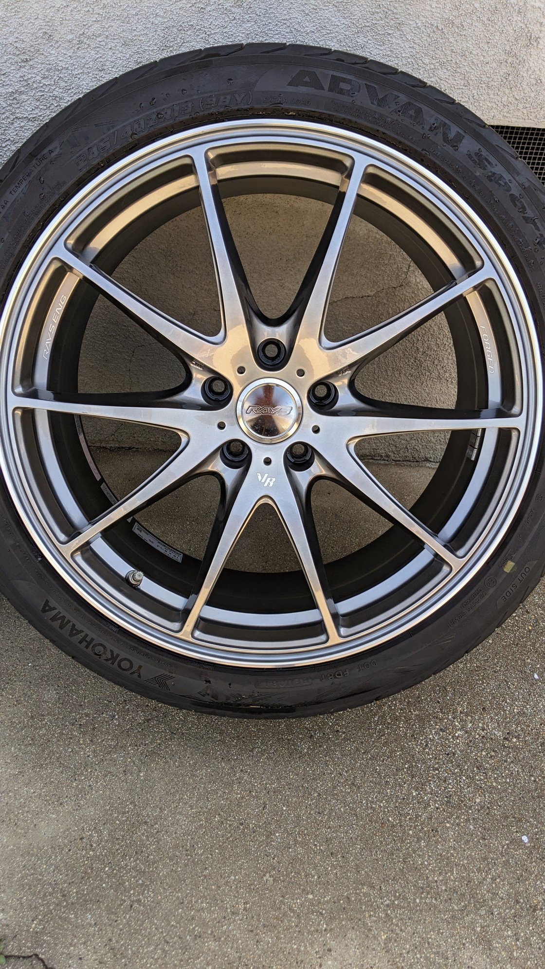 Wheels and Tires/Axles - FS: Volk Racing G25 Prism Dark Silver - 19X8.5, 5x114.3, 35mm Offset - Used - 0  All Models - Los Angeles, CA 90501, United States