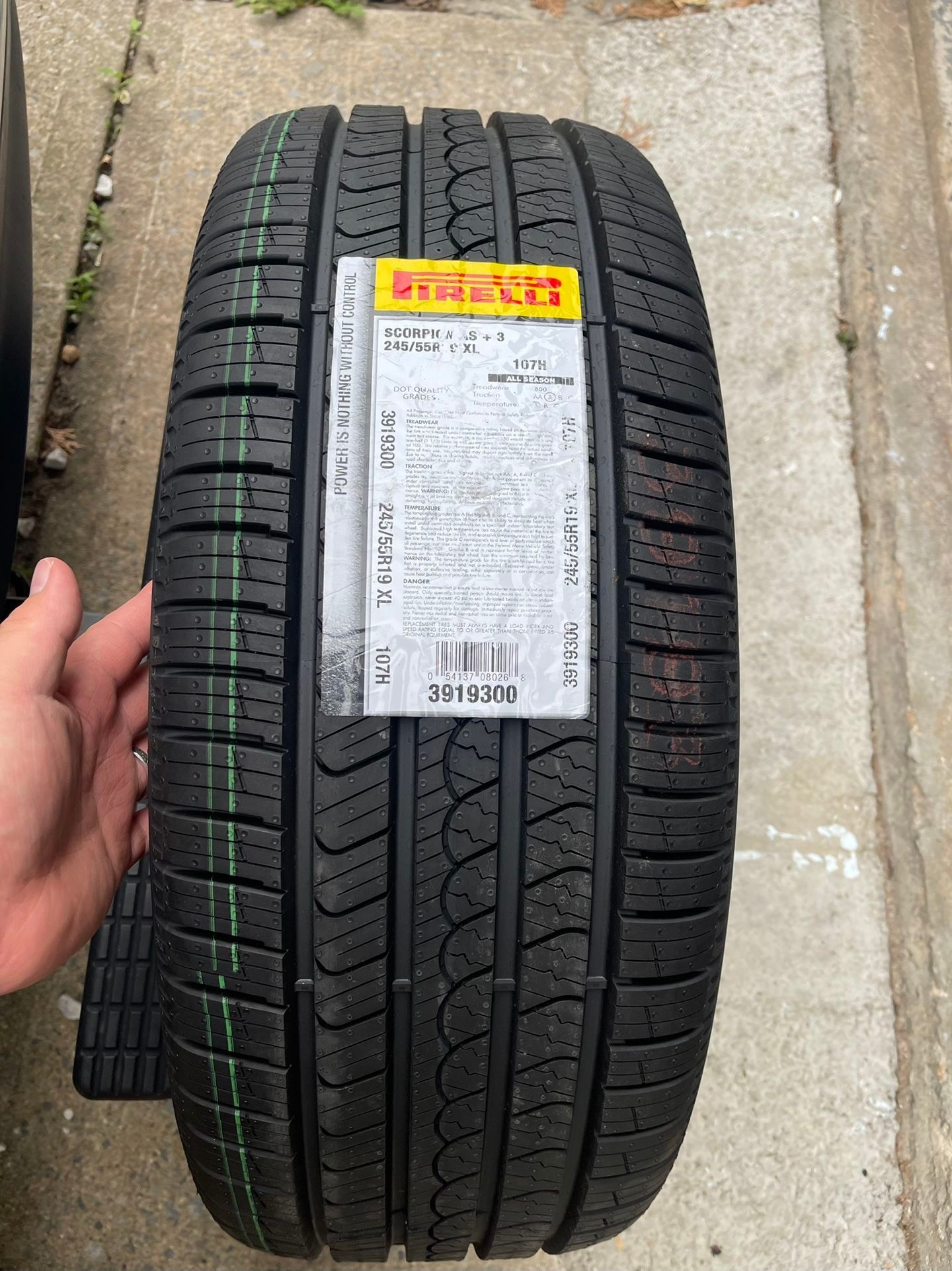 Wheels and Tires/Axles - FS: 2X Pirelli Scorpion All Season Plus 3, 245/55R19 107H - New - All Years Acura MDX - Staten Island, NY 10314, United States