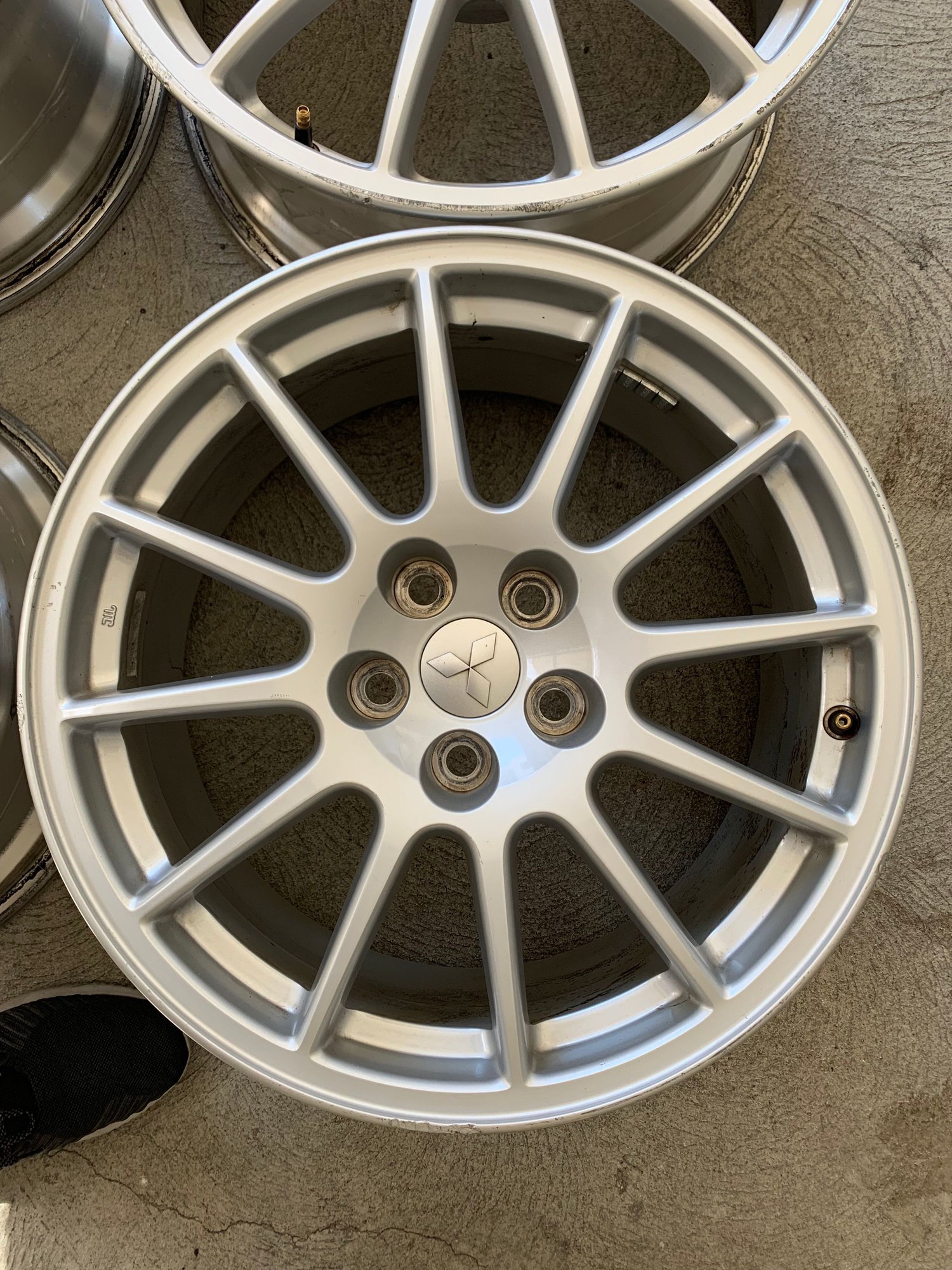 Wheels and Tires/Axles - SOLD: OEM Evo X GSR Enkei Wheels - Used - San Jose, CA 95110, United States