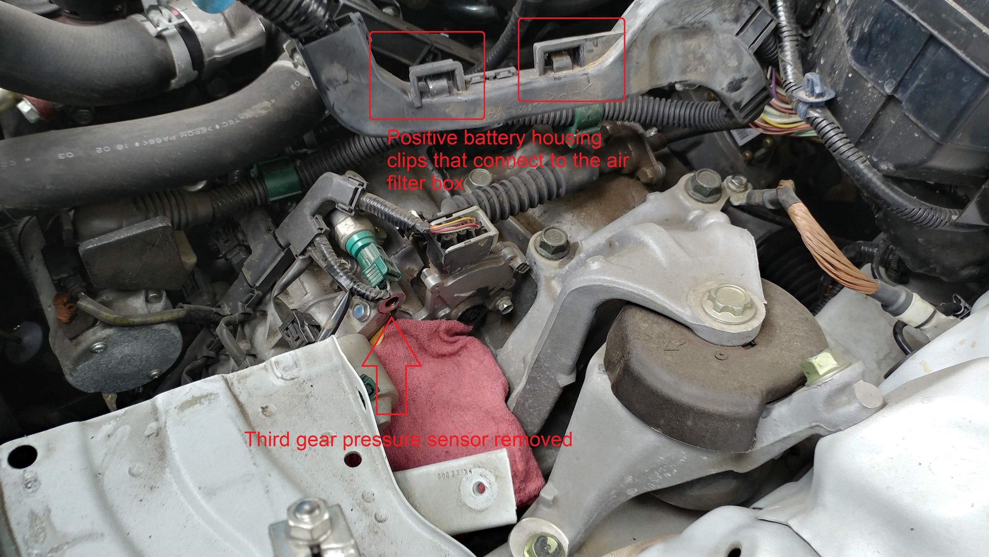 Acura RDX third gear clutch pressure switch replacement AcuraZine