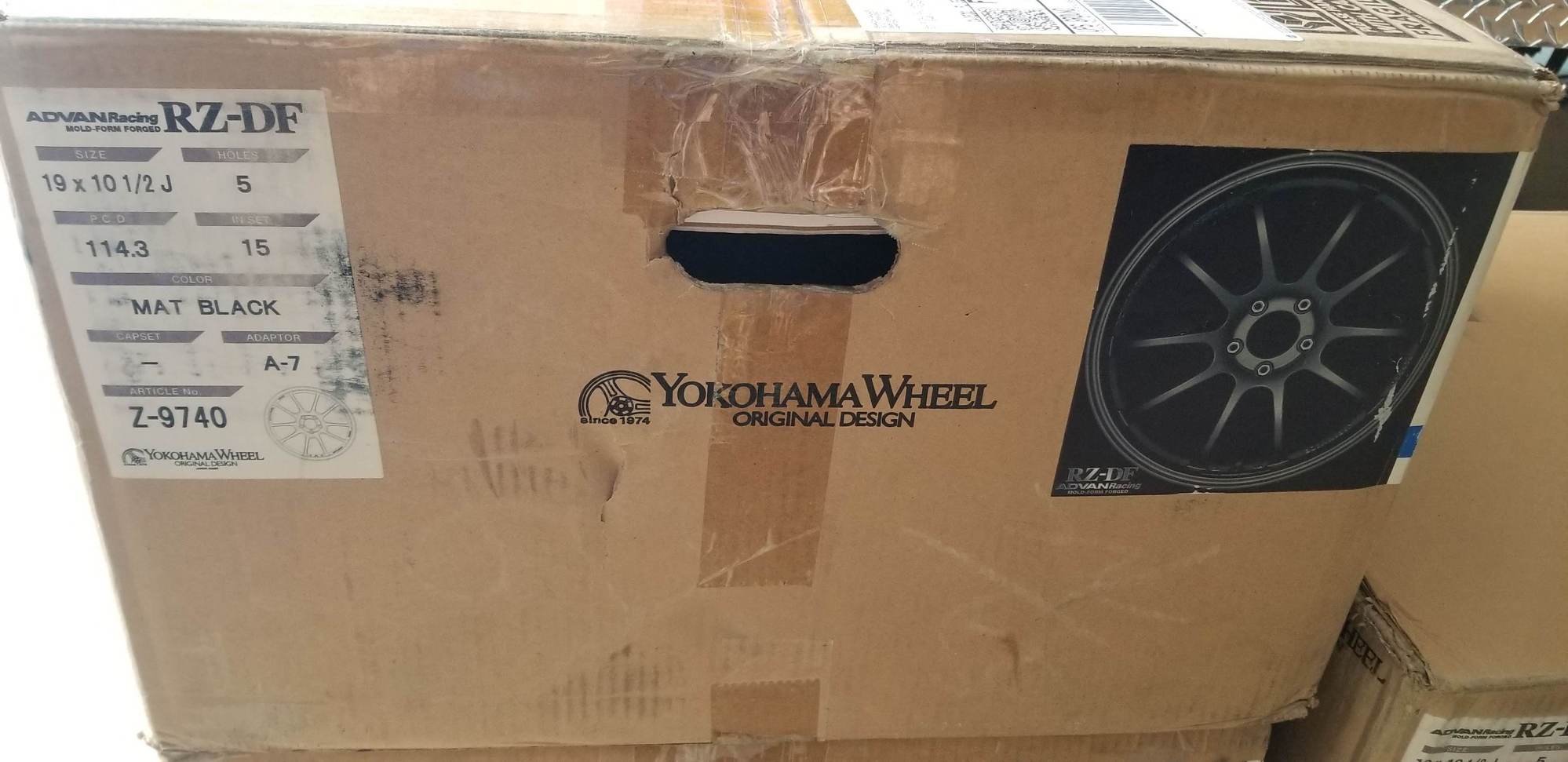 Wheels and Tires/Axles - CLOSED: FS/WTT: NEW Yokohama Advan Wheels RZ-DF RZDF 19x9 19x10.5 Black 5x114.3 - New - All Years Any Make All Models - Boca Raton, FL 33487, United States